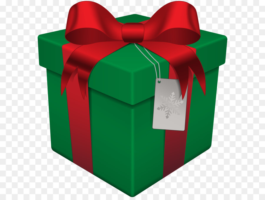 Geschenk Weihnachten Box Papier Gratis - Weihnachten Geschenkbox Grün-Transparente PNG-clipart