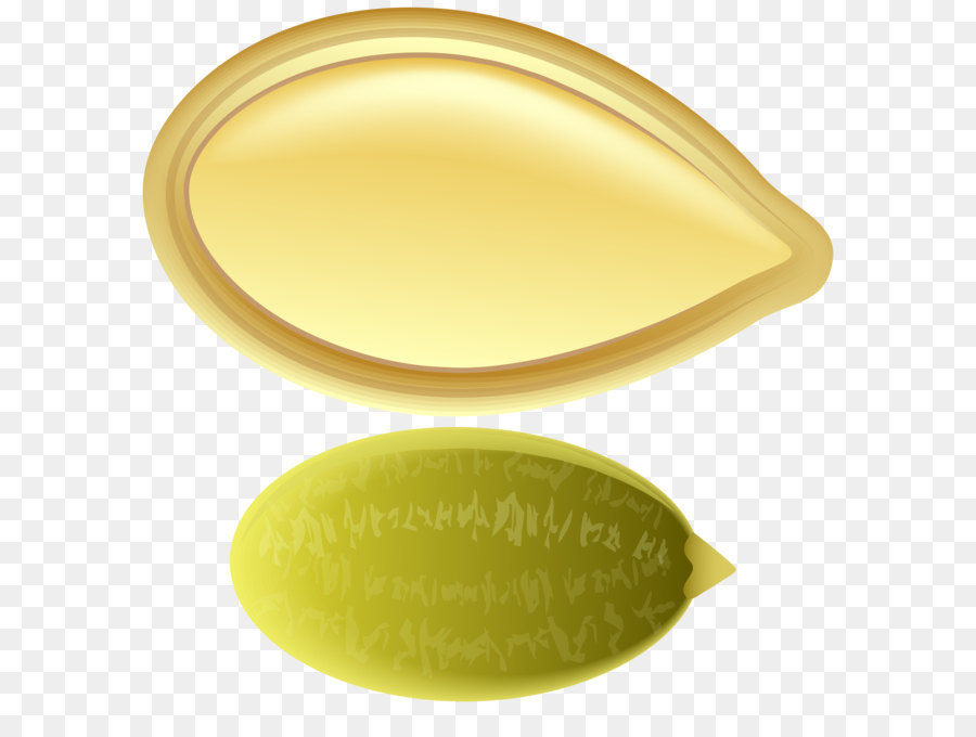 Produkt-Gelb-Oval-Design - Kürbiskerne PNG clipart
