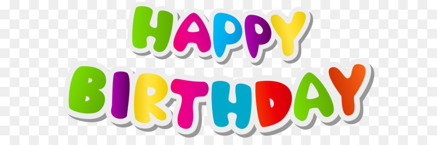 Logo Marke Schriftart - Happy Birthday Text PNG clipart Bild