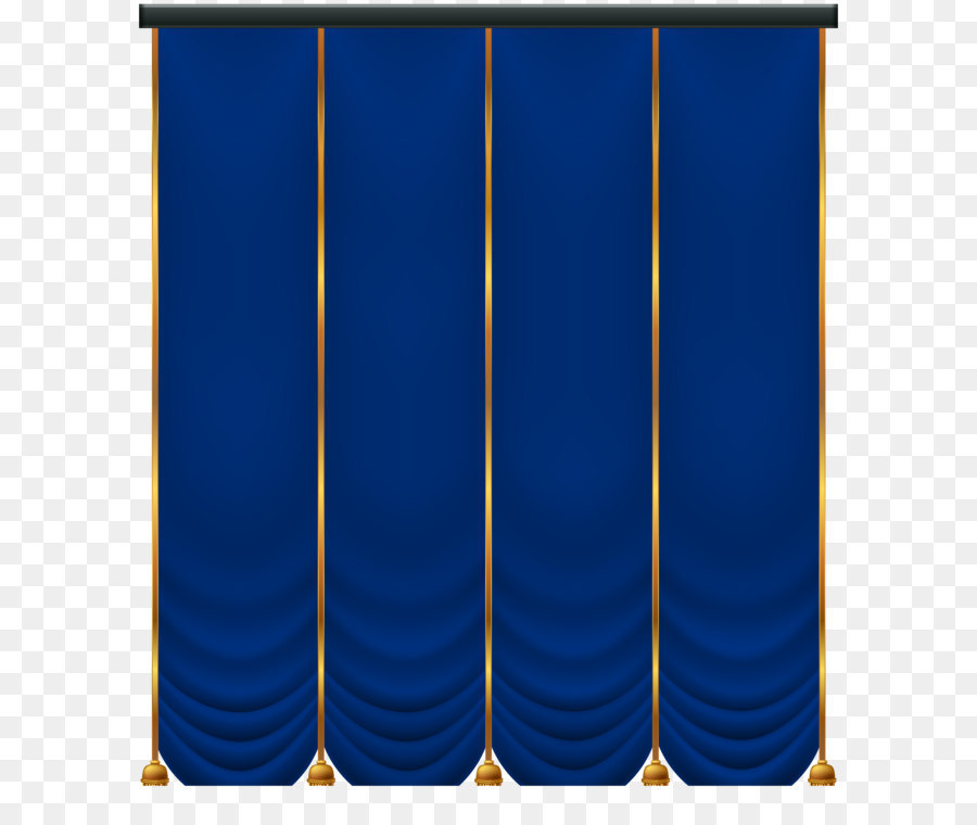 Vorhang Blau Möbel Winkel - Blau Vorhang PNG Transparent, Clip Art