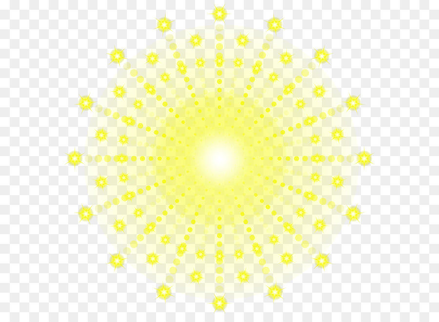 - Licht-Kreis-Punkt-Muster Gelb - Gelb-Feuerwerk PNG clipart