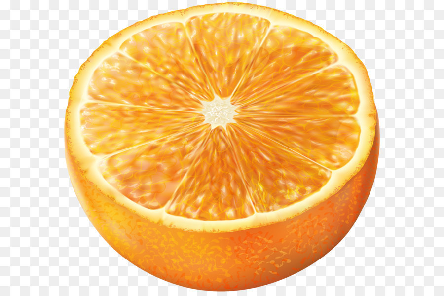 Blood orange Juice, Tangerine - Halbe Orange Transparente PNG clipart