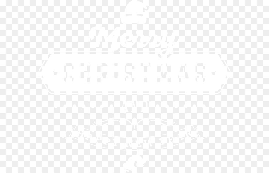 In bianco e nero Punto Angolare - Buon Natale Deco Testo PNG Clip Art Immagine