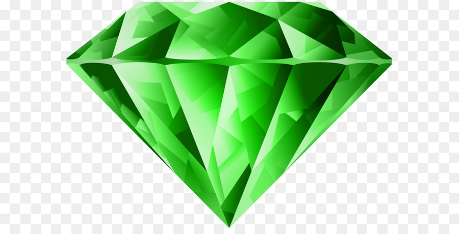 Clip art con diamante blu - Diamante verde PNG Trasparente Clip Art Immagine