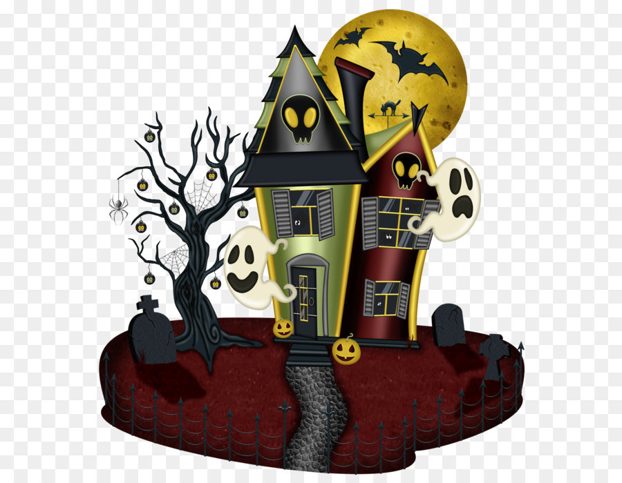 Halloween Hayride Clip art - Halloween Haus PNG Großes Bild