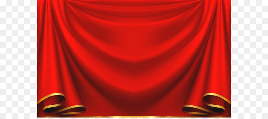 Vorhang Fenster clipart - Roter Vorhang PNG Clipart Bild