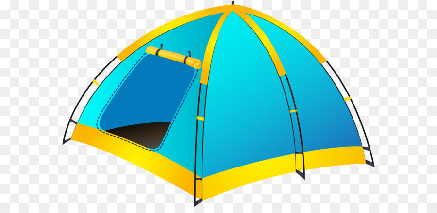Bluetent Camping-clipart - Blaue Zelt Transparente PNG-clipart-Bild