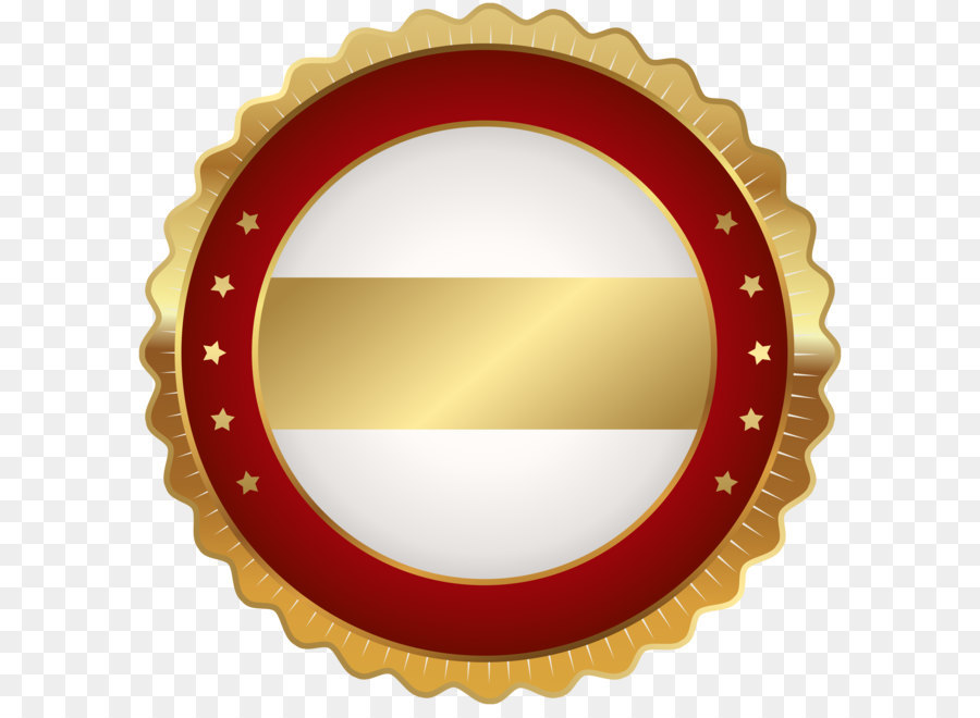 Huy hiệu Mở rộng Véc tơ đồ Họa Clip nghệ thuật - Con dấu Hiệu Đỏ Vàng PNG hình Ảnh