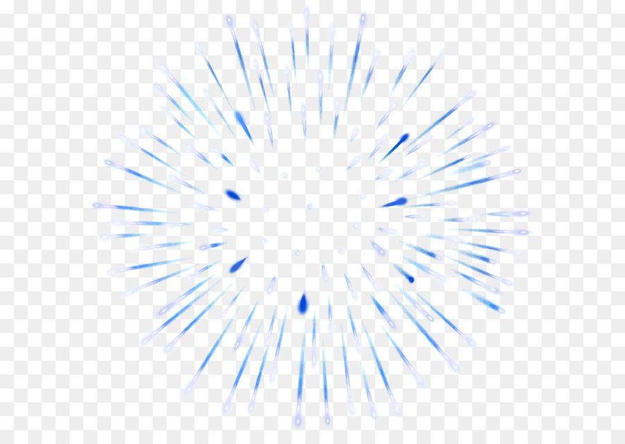 Symmetrie Muster Blau - Feuerwerk Blau Weiß Transparent-Clipart-Bild