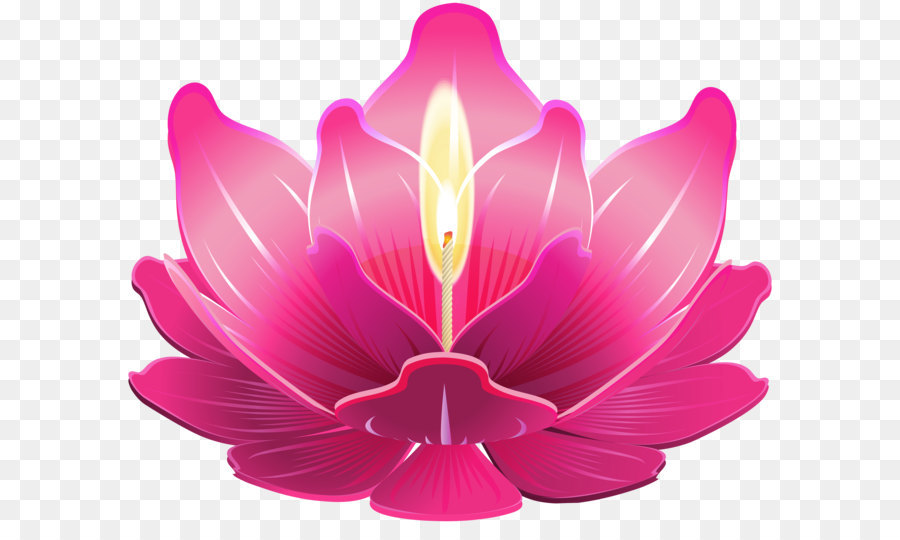 Ganesha Diwali Clip art - Lotus mit Kerze PNG clipart