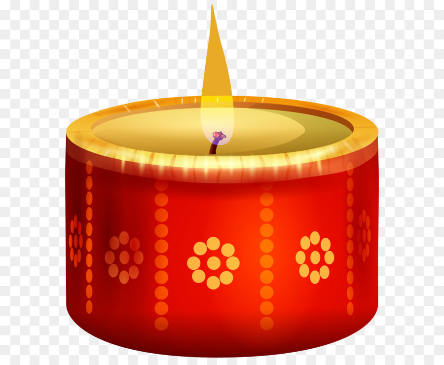 Diwali, Kerze Clip art - Indien Kerze Rot Transparent Clipart Bild