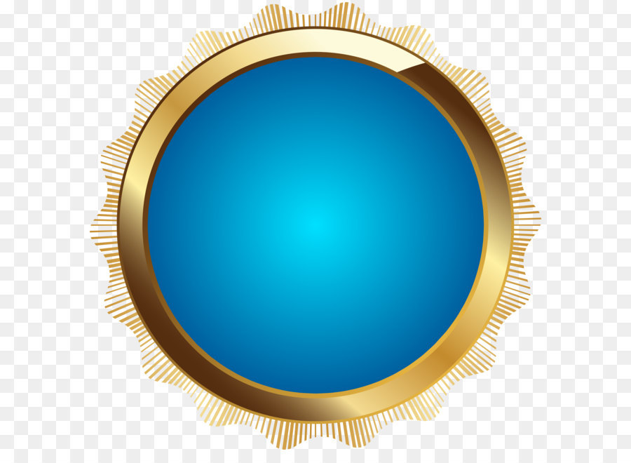Cerchio Di Microsoft Azure - Sigillo Distintivo Blu PNG Trasparente, Clip Art
