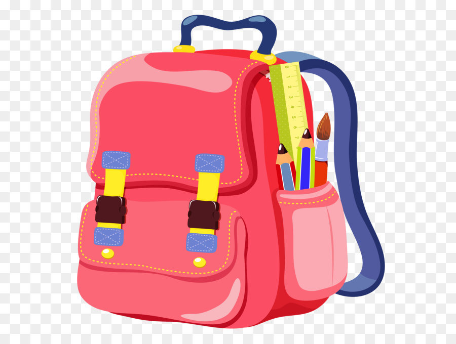 School Bag Cartoon png download - 3971*4120 - Free Transparent Backpack