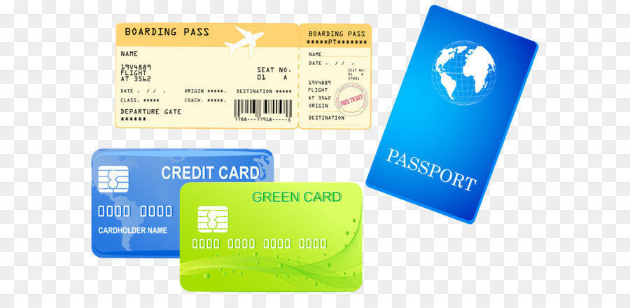 United States passport Royalty free clipart - Kreditkarten Ticket und Pass PNG Clipart Bild