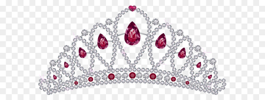 Diamond Crown Maximus Arturo Schrift - Diamant Tiara mit Rubinen PNG Clipart