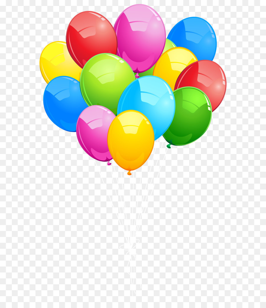 gelb Ballon - Haufen Luftballons PNG Transparent, Clip-Art-Bild