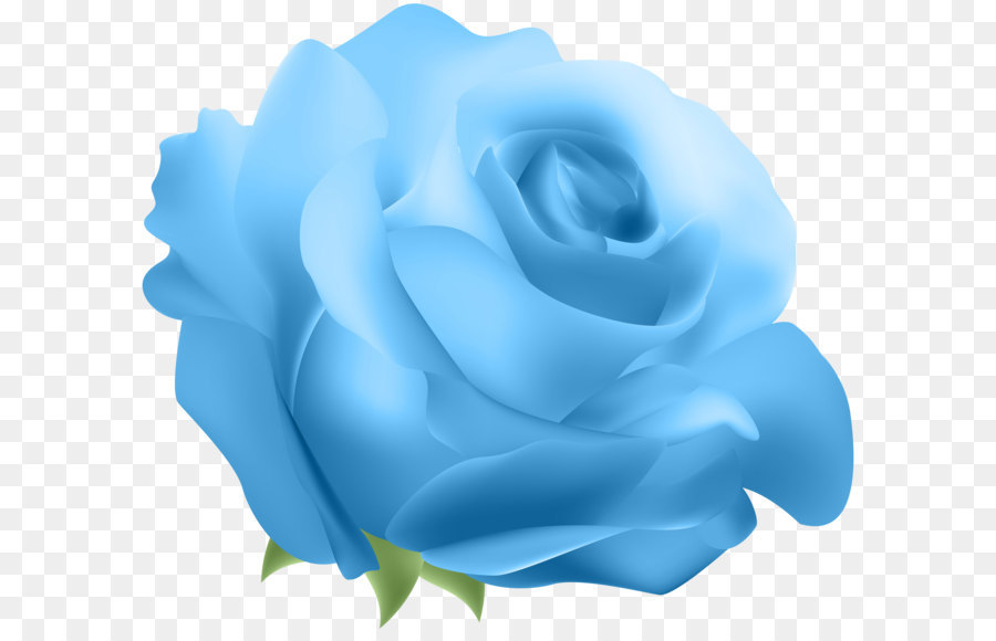 Blue Rose Clip Art - Deco Rose Blue PNG clipart