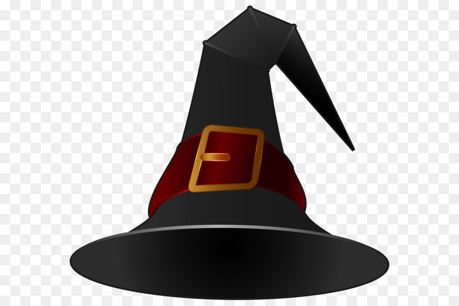 Witch hat Icona clipart - Black Witch Hat PNG Immagine Clipart