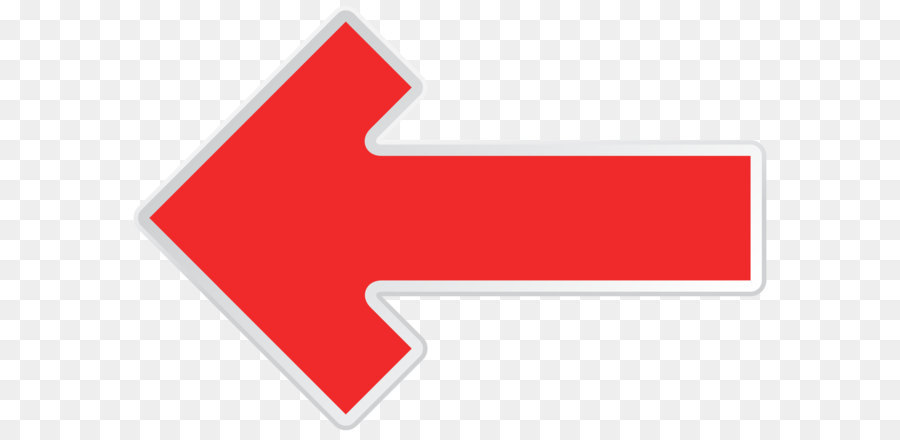 Line-Bereich Winkel-Marke - Pfeil Rot Links Transparente PNG-clipart-Bild