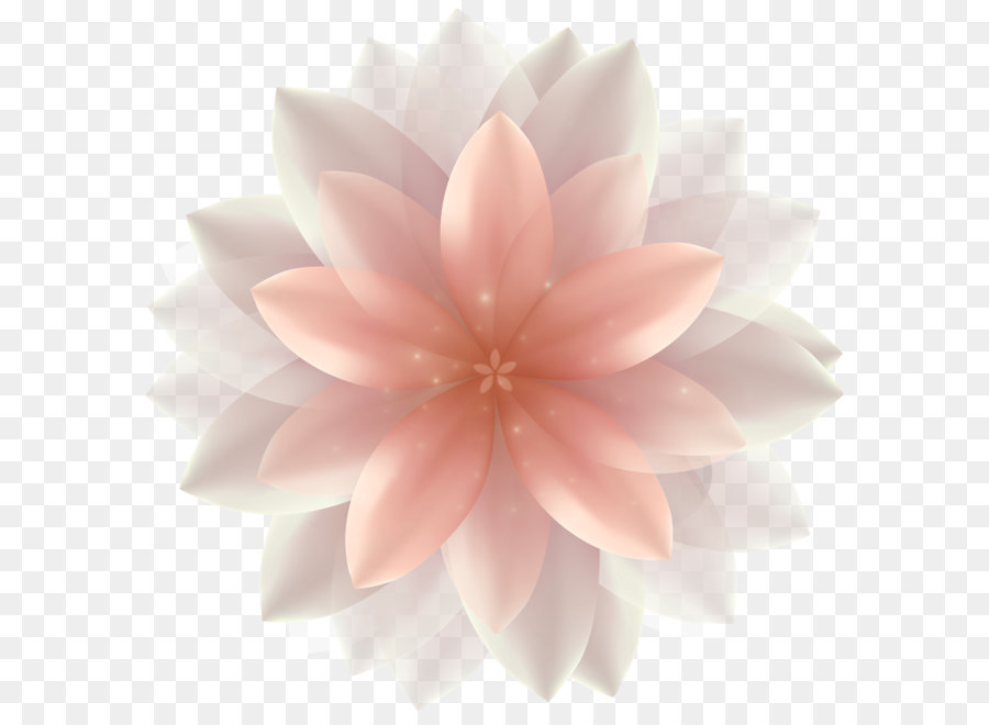 Flower Clip Art - Schöne Transparente Blume PNG-Clipart-Bild