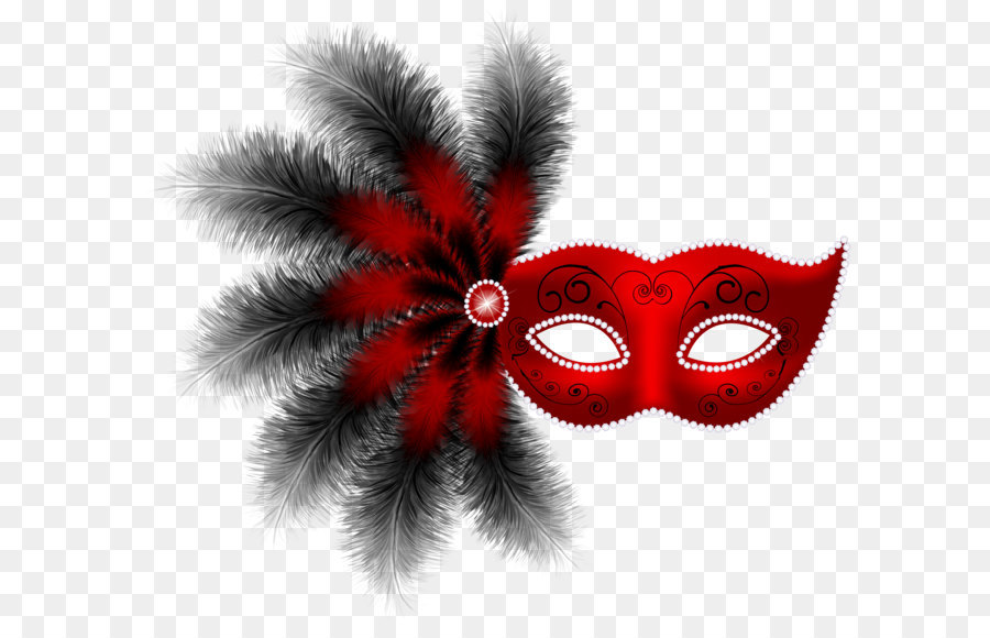 Il carnevale di Venezia, Maschera per ballo in maschera - Piuma Maschera di Carnevale PNG Clip Art Immagine