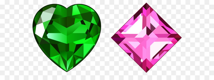 Diamond Stock Fotografie, Clip art - Grün-Transparent und Pink Diamanten PNG Clipart