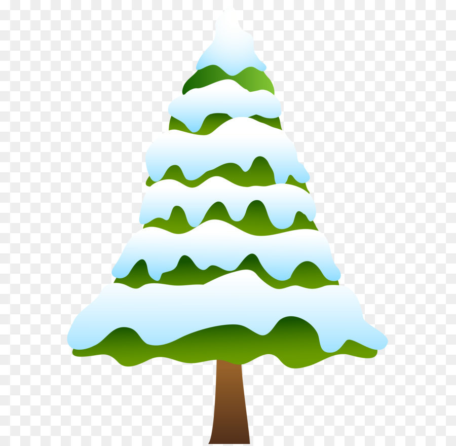Schnee Kiefer ClipArt - Snowy Pine Tree Clip Art PNG Bild