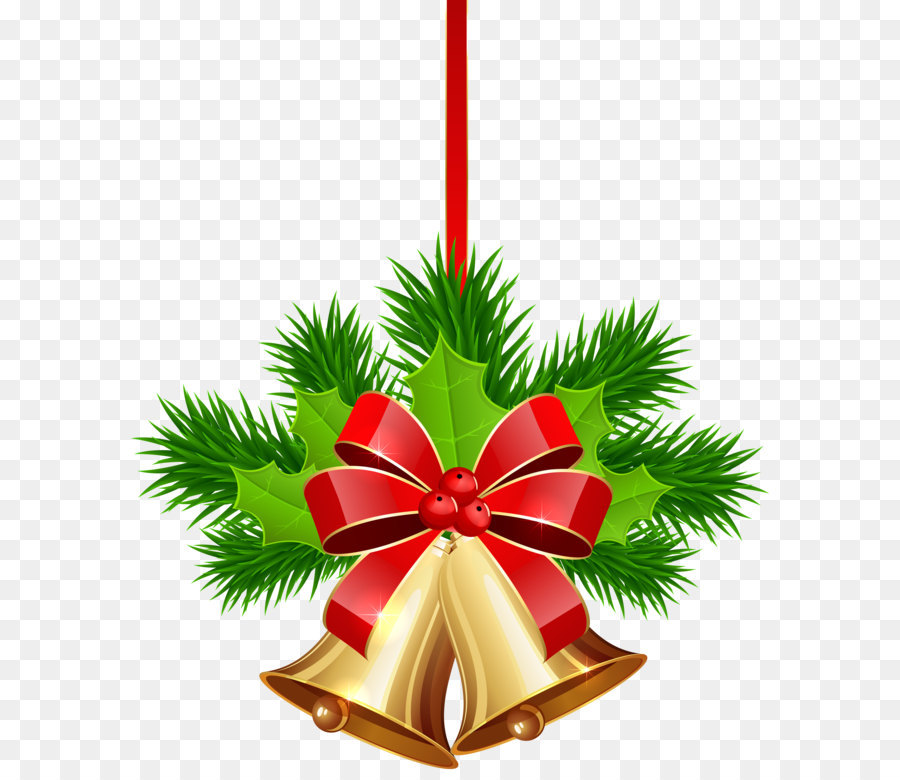 Weihnachten Jingle bell Clip art - Weihnachten, goldene Glocken PNG clipart Bild