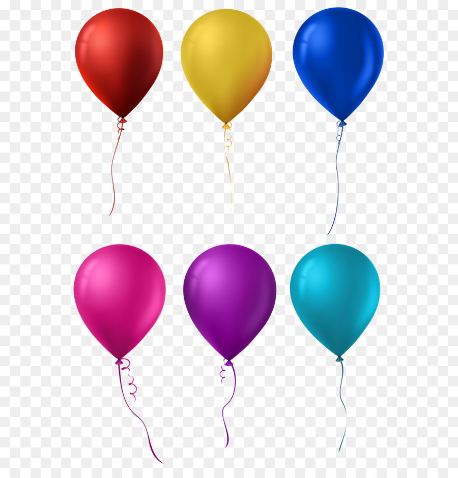 Heißluftballon Clip Art - Ballon Set PNG-Bild aus Clip-Art