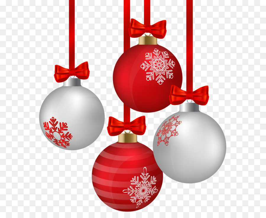 Rudolph ornamento di Natale decorazione di Natale Clip art - Il bianco e il Rosso Appeso Ornamenti di Natale PNG Immagine Clipart