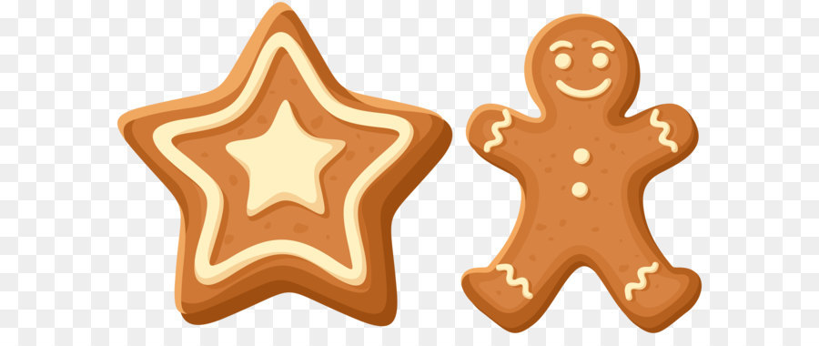 Puderzucker Lebkuchenhaus Lebkuchen Mann - Christmas Gingerbread Cookies PNG clipart