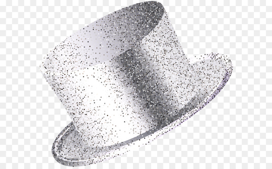 Per la Festa di capodanno cappello - Anno nuovo Cappello di Partito di Argento PNG Clip Art Immagine