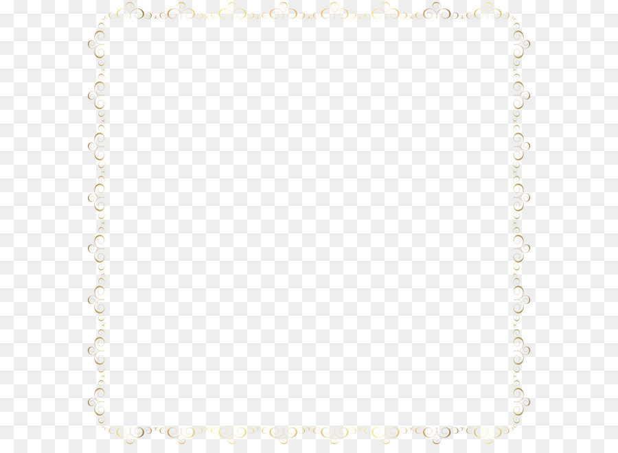 Quadratischen Bereich Weiß-Muster - Deco Border Frame PNG clipart Bild