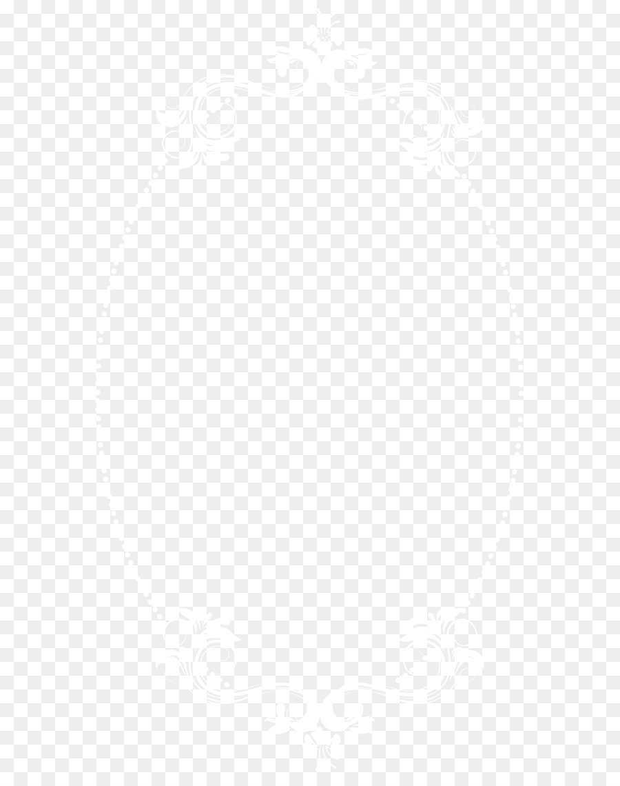 Schwarz und weiß, Winkel, Punkt Muster - Oval Border Frame White PNG-clipart-Bild