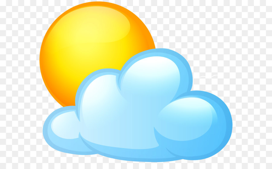 Clip nghệ thuật - Ánh nắng mặt trời và đám Mây PNG hình Ảnh