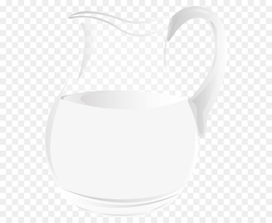 Weiß Produkt-Glas-Muster - Kanne mit Milch PNG Clipart