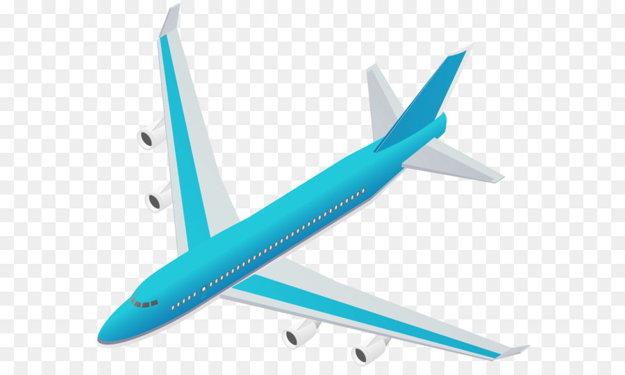 Máy bay Clip nghệ thuật - Máy Bay màu xanh trong Suốt PNG Véc tơ Chúa