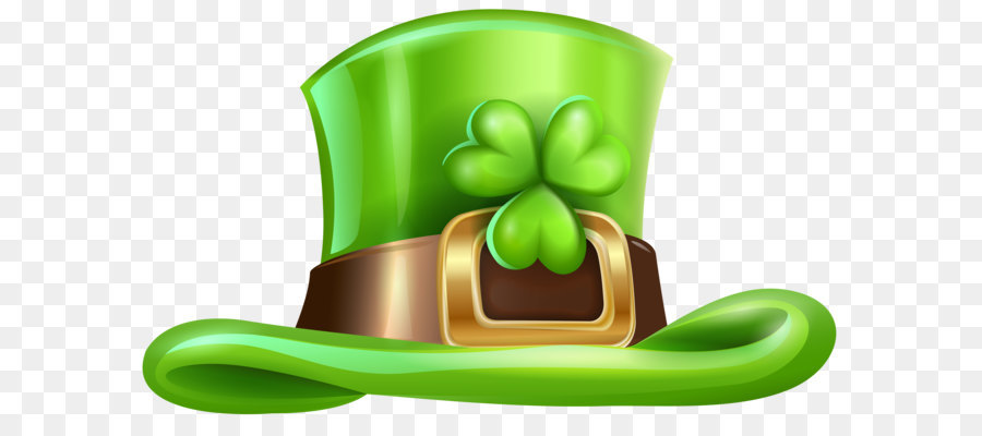 Giorno di san Patrizio Cappello Shamrock Irish persone Tappo - St Patricks Day Hat con Shamrock PNG Trasparente Clip Art Immagine