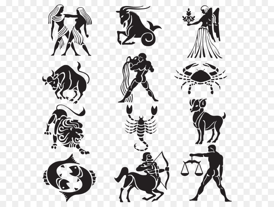 Tatuaggio zodiaco cinese segno zodiacale Scorpione - Trasparente Segni Zodiacali Set PNG Clipart