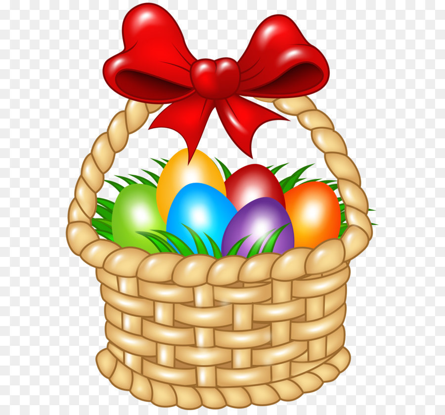 Cestino di Pasqua Coniglietto di Pasqua Clip art uovo di Pasqua rosso - Cesto pasquale PNG Trasparente Clip Art Immagine