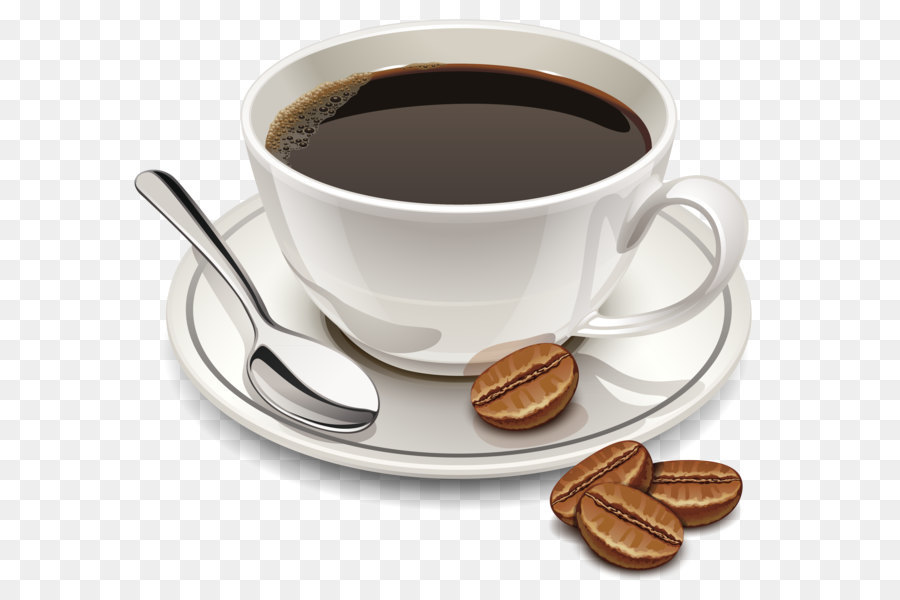 Caffè, Cappuccino, Caffè Espresso - Tazza di Caffè PNG Vettoriale Clipart