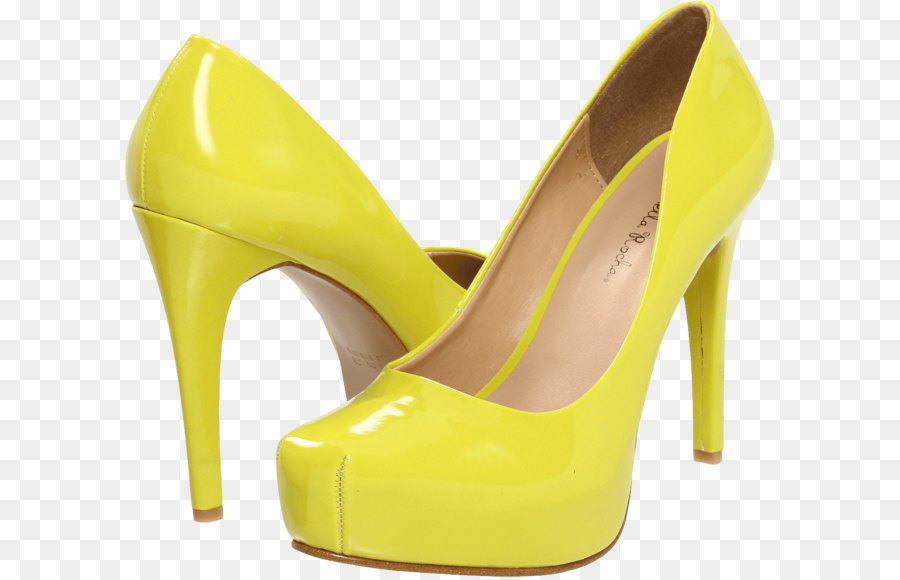 Giày Dép quần Áo Clip nghệ thuật - Màu Vàng Phụ Nữ Giày Ảnh