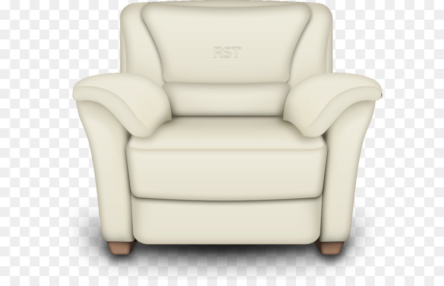 Couch Stuhl Leder Tisch Möbel - Weiße Sessel PNG Bild