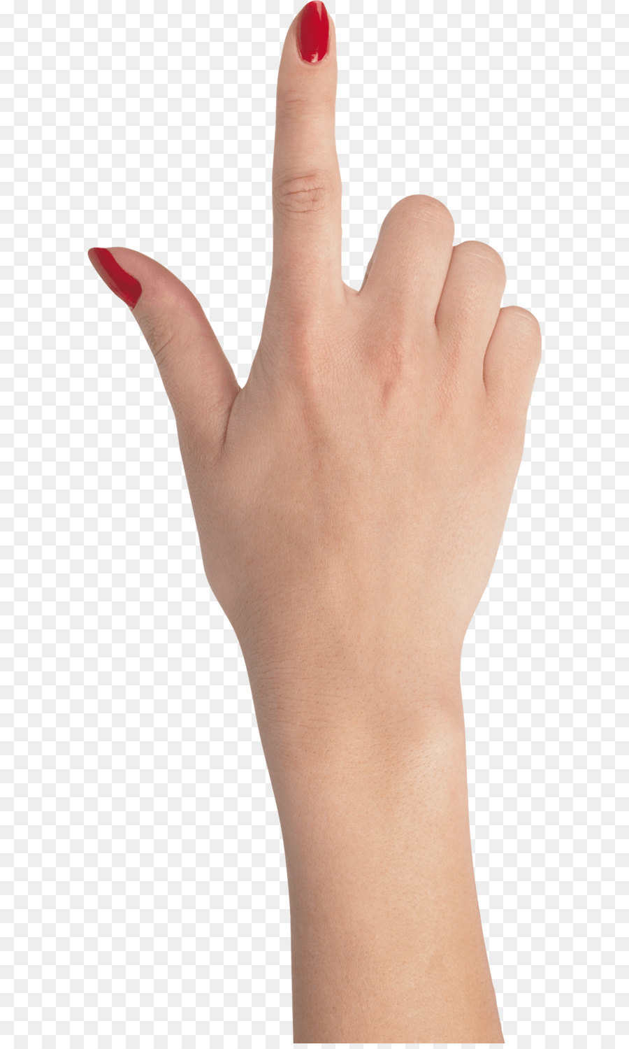 Finger Hand clipart - Einem Finger Der Hand Mit Roten Nägeln Die Hände Png Hand Bild