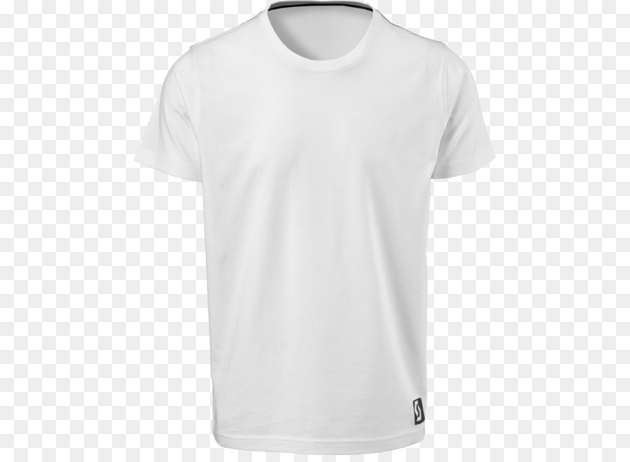 T shirt Kragen Ärmel - Weißes T shirt PNG Bild