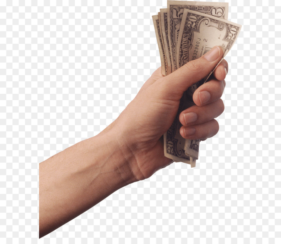 Geld Münze - Geld Dollar in die hand PNG Bild