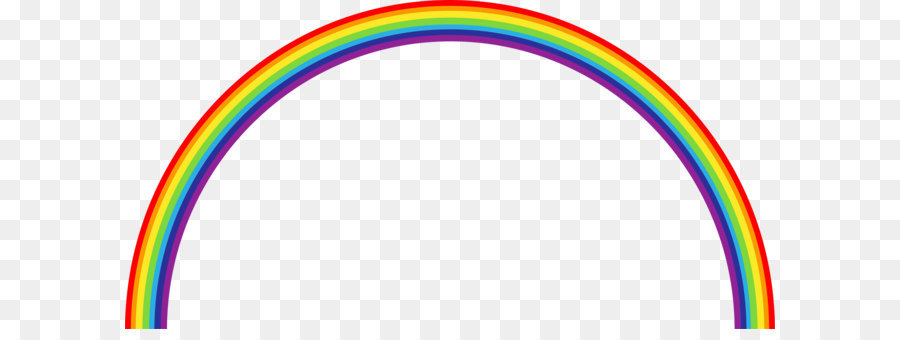 Gelber Bereich Schrift Muster - Rainbow PNG Bild
