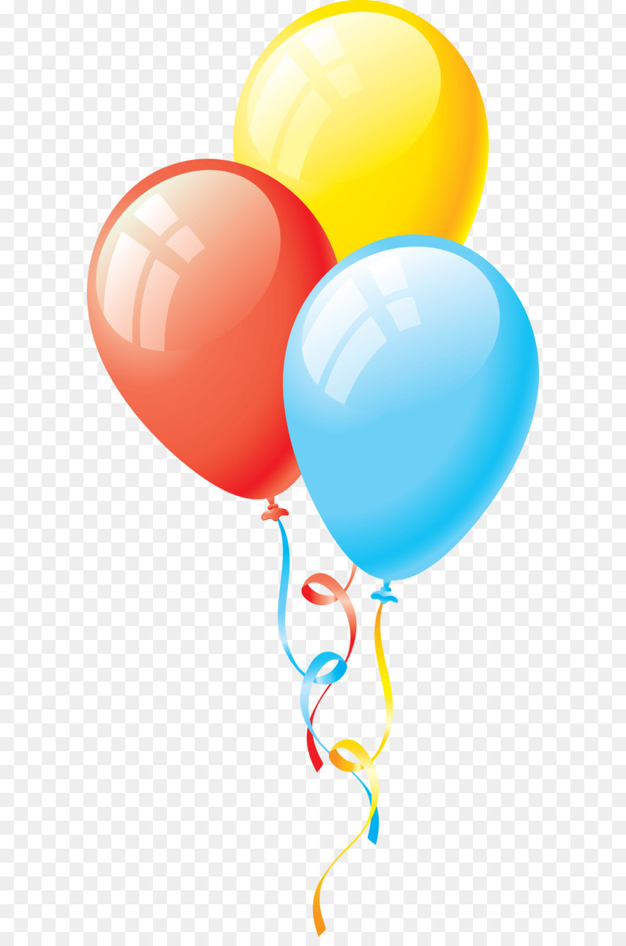 Ballon clipart - Bunte Ballon Png Bild Herunterladen Ballons