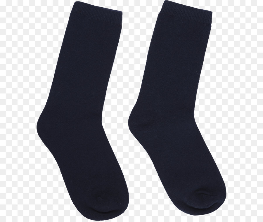 Socke, Schuhe Krawatte Stricken Kleidung - Schwarze Socken PNG Bild