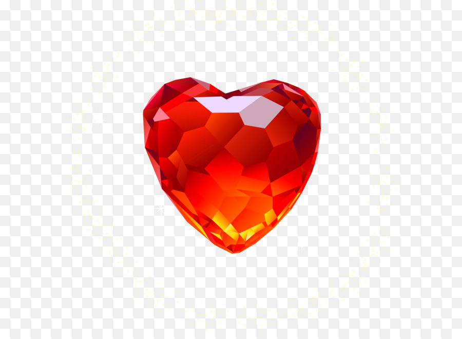 Red diamonds Cuore Clip art - Cuore Di Diamante Immagine Png